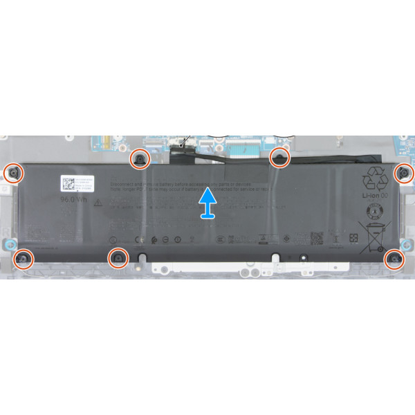 Akku Dell 0m23nc YG2W6 96wh