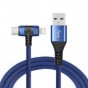 3 in 1 Multi Aufladen Kabel Lightning/Type C/Micro USB Kabel Black